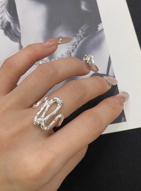 予私珍宝 1787 复古黄铜镀真金保色Pilgri*m打标开口戒指 孤品