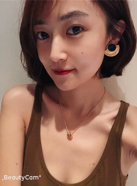 vintage复古耳夹银针耳钉珍宝