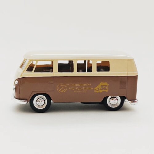 威利welly合金车模大众T1巴士1:38小汽车回力玩具车收藏男孩礼物 - 图2