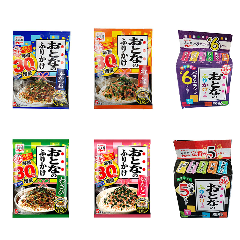 包邮日本进口永谷园拌饭料儿童海苔 孚魁食品海苔系列