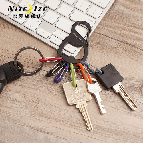 Брелок из нержавеющей стали, защитная защитная застежка, США