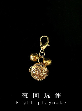 小狗吊牌定制刻字铭牌项圈挂件铃铛puppy挂饰金色骨头猫爪身份牌