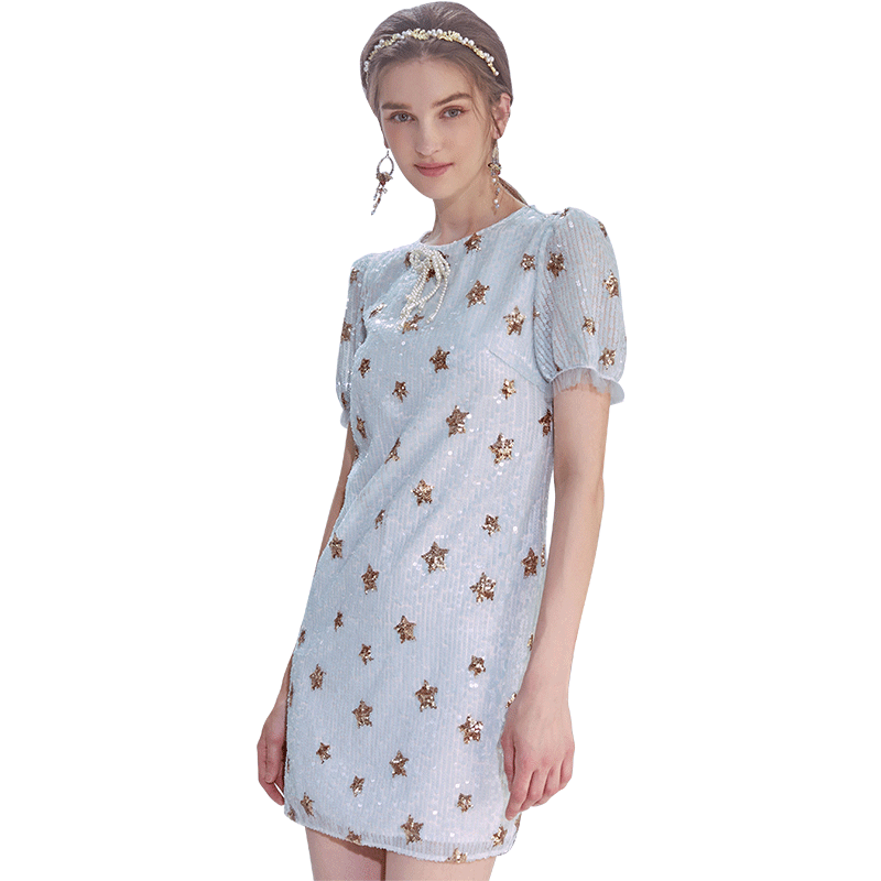 明星同款marie elie春夏星星连衣裙 MarieElie连衣裙