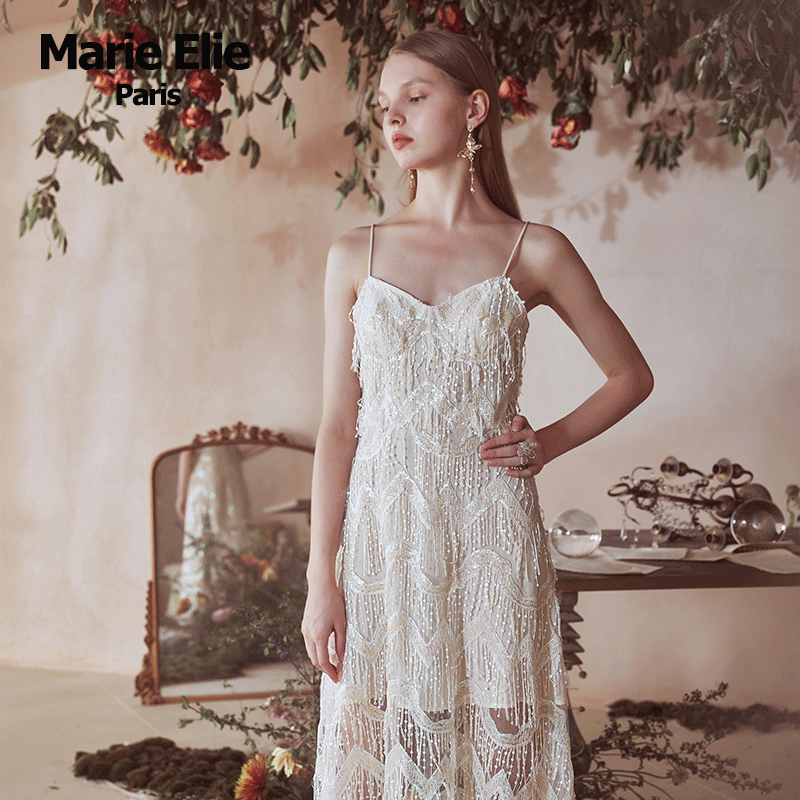 marie elie春夏新款璃彩絮絮连衣裙 MarieElie连衣裙