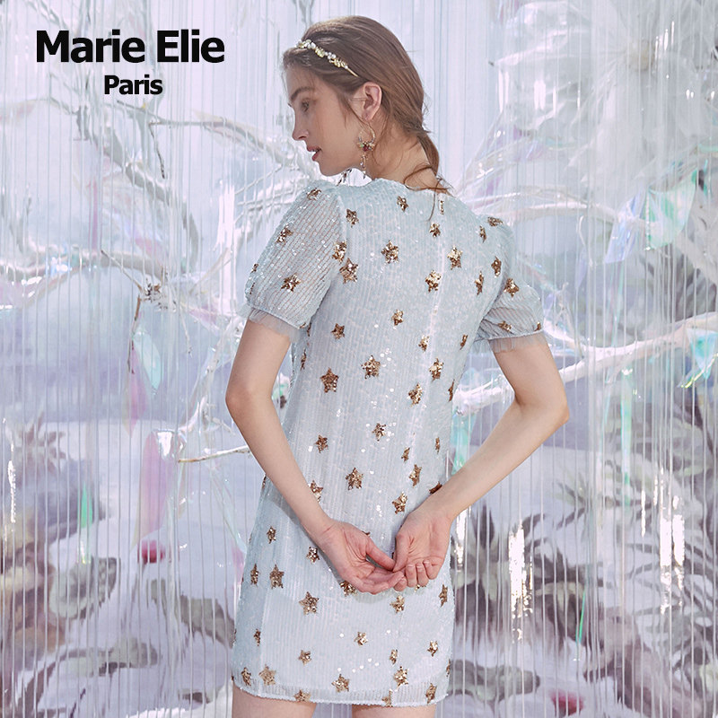明星同款marie elie春夏星星连衣裙 MarieElie连衣裙
