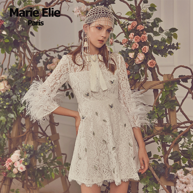 marie elie秋冬蝴蝶连衣裙 MarieElie连衣裙