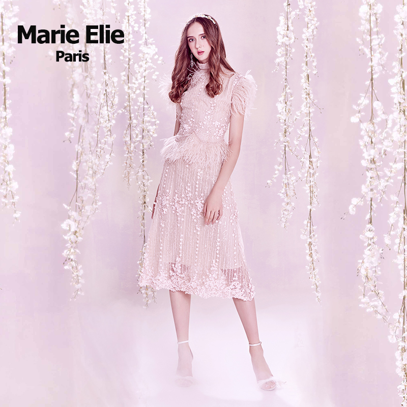 marie elie2018巴黎秀款梦幻连衣裙 MarieElie连衣裙