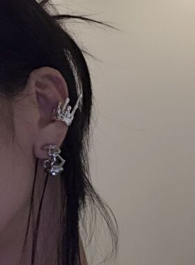 法式小众设计感冷淡风耳骨夹无耳