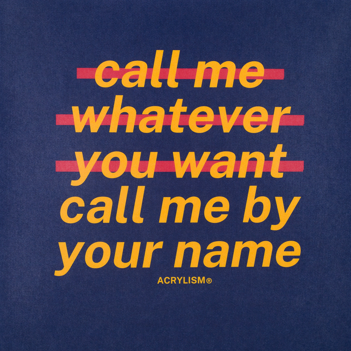 #0033# call me whatever you want call me by your name 环保袋 - 图0