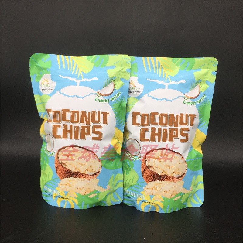 Sun Farm Coconut Chips泰国进口椰子片水果制品脆片零食100g - 图2