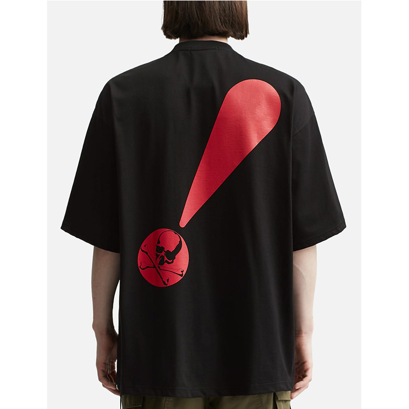 2023夏MASTERMIND JAPAN问题方方正正的T恤QUESTION BOXY T-SHIRT-图0