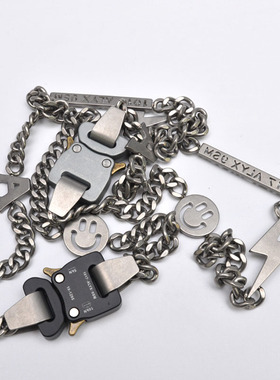 1017钛合金色项链百搭机能嘻哈