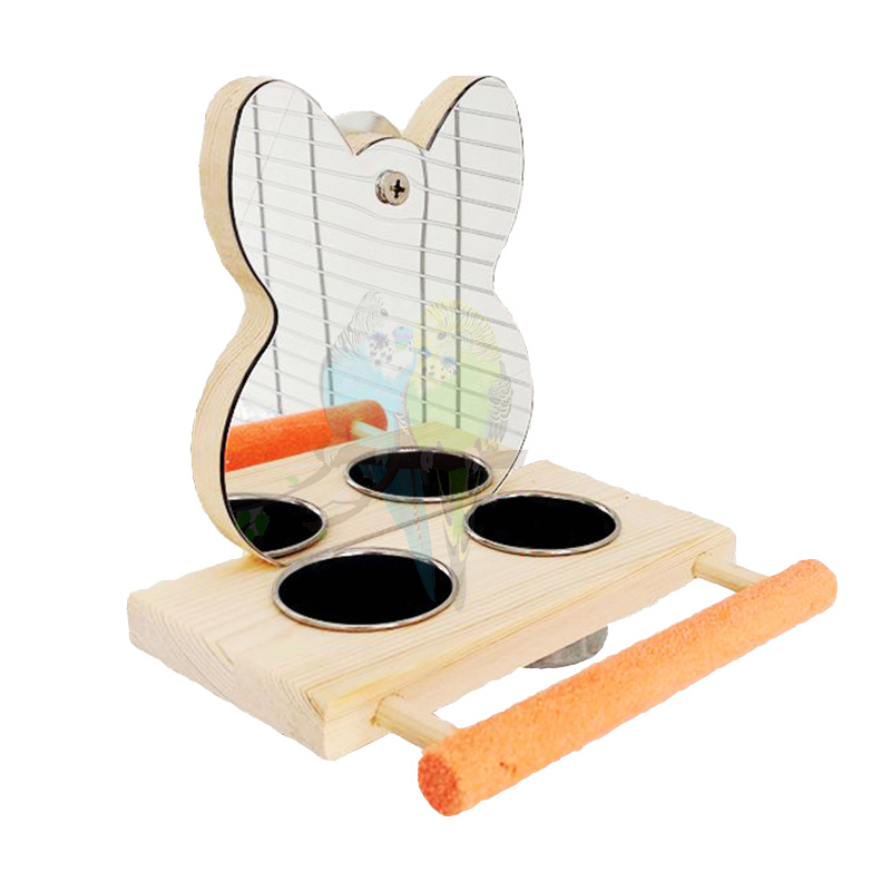 鹦鹉站杆镜子食杯盒不锈钢玩具磨爪玄凤牡丹虎皮中小型鸟笼子用品,淘宝优惠券,粉丝福利购,淘宝优惠卷