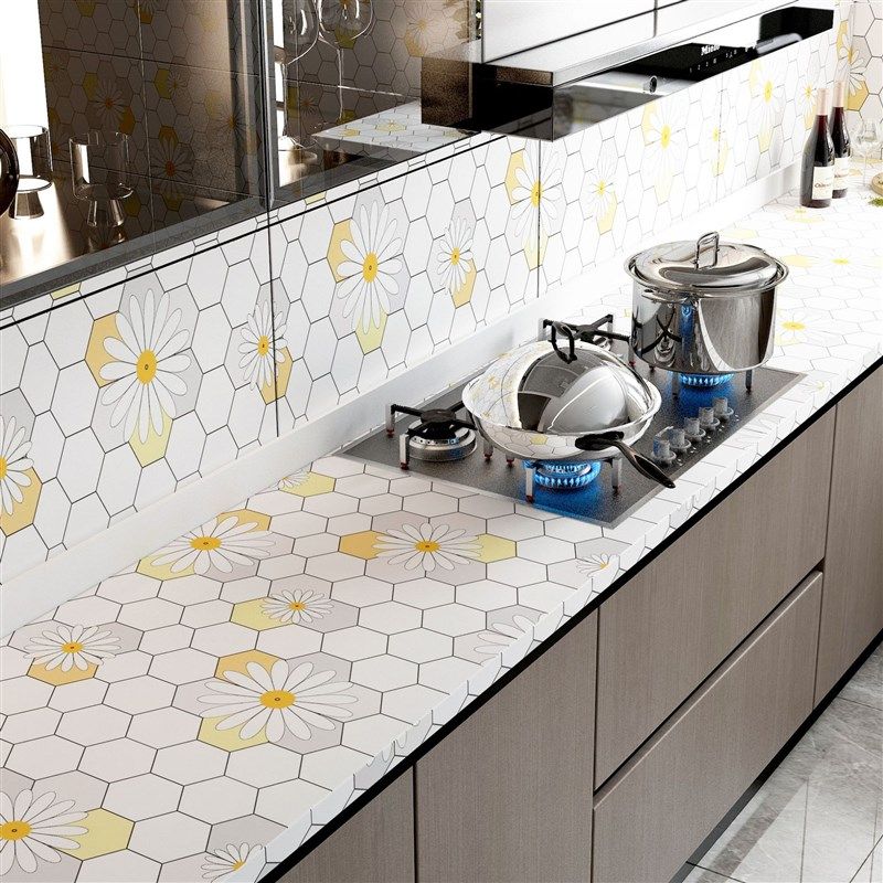 简约白格子厨房防油贴纸自粘耐高温防水墙贴灶台面橱柜墙壁纸浴室,淘宝优惠券,粉丝福利购,淘宝优惠卷