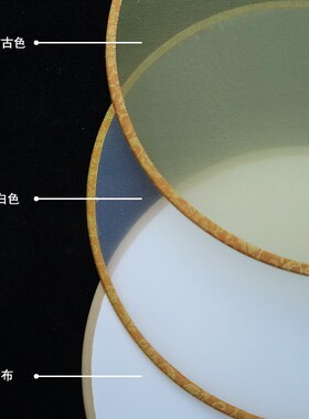 真丝熟绢空白团扇子工笔手绘国画水彩画刺绣IY儿童涂鸦古风扇面