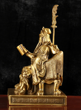 文武读书春秋关圣帝供奉财神爷