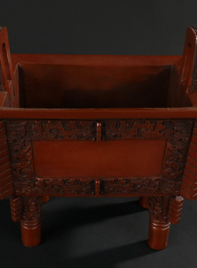 紫铜工艺品司母戊鼎家居铜鼎摆件鼎盛开业乔迁礼品青铜鼎