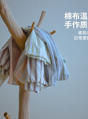 条纹宽松袖套低调又不失质感