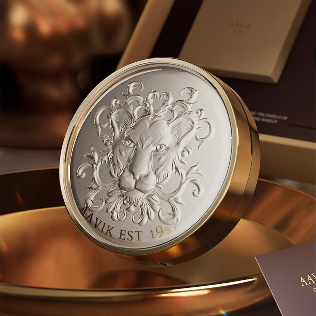 AAVIK宝石碳酸狮子气垫霜遮瑕控油养肤持久定妆不易脱妆礼盒,淘宝优惠券,粉丝福利购,淘宝优惠卷