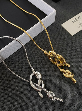 M家高端毛衣链女新款水手结项链