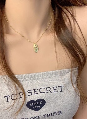 小香风轻奢高级感项链时尚锁骨链