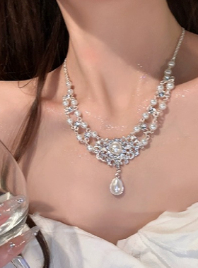 晚礼服镶钻颈链女2025新款公主