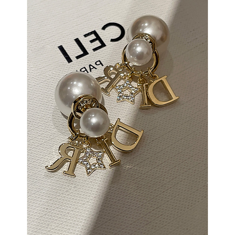 巴黎【设计师】珍珠耳环韦雪同款镂空耳钉小众高级感轻奢银针耳饰,淘宝优惠券,粉丝福利购,淘宝优惠卷