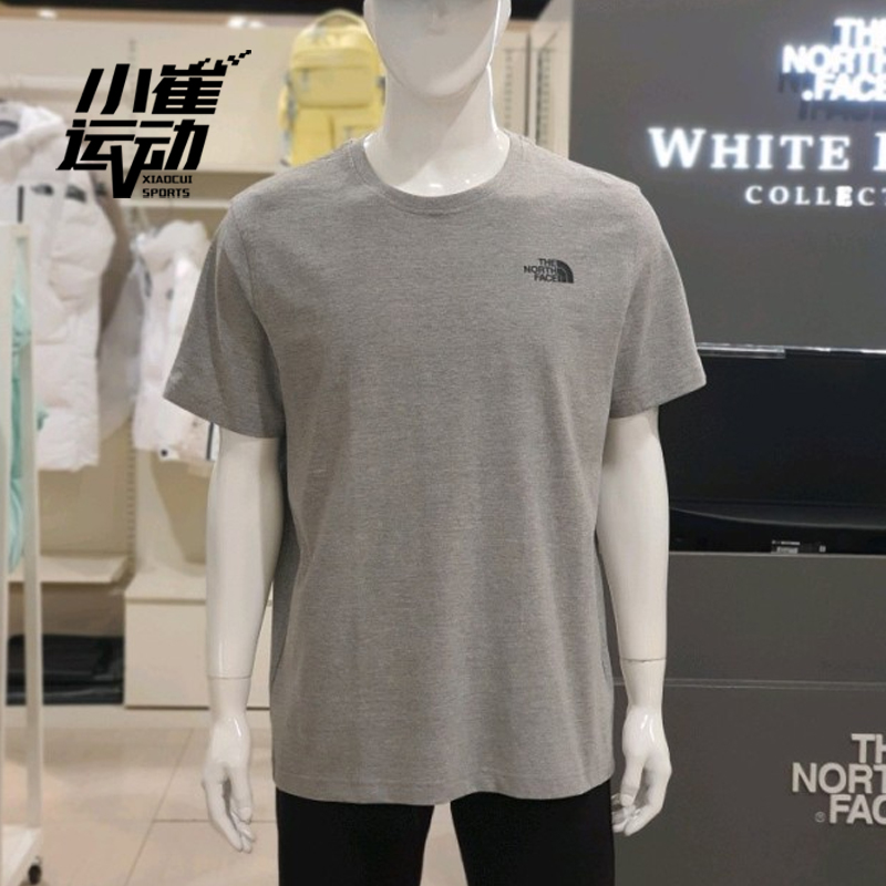 特价TheNorthFace 北面24年春夏新款男女纯棉短袖基础T恤NT7UM20A - 图1