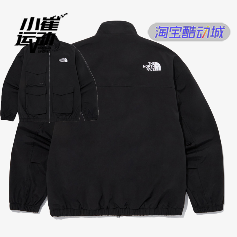 韩代TheNorthFace北面24年春多口袋工装立领男女夹克外套NJ3BQ02-图1