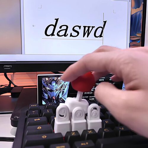 摇杆键帽3d打印WASD方向键街头霸王键盘摇把创意拳皇游戏遥感手柄 - 图1