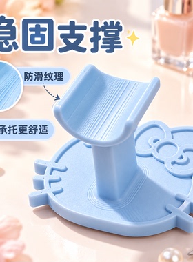 3D打印KT猫咪美甲指托创意手指支撑架美甲桌面辅助工具新手