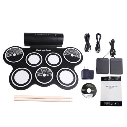 电子鼓手卷架子鼓便携式成人游戏机 艺趣乐器架子鼓/爵士鼓