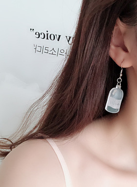 趣味透明少女风耳夹