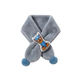 Детский зимний шарф, милый трикотажный шарф-платок для мальчиков, увеличенная толщина