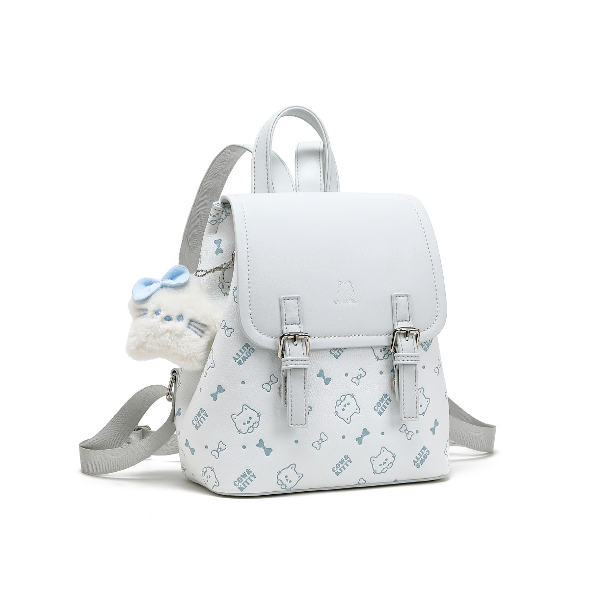 官网正品Cow&Kitty女双肩包2026新款卡通印花高颜值轻便双肩背包,淘宝优惠券,粉丝福利购,淘宝优惠卷