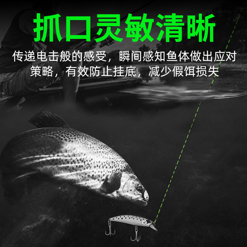 进口斑点pe鱼线隐形大力马路亚远投专用大马力沉水微物防咬强拉力 - 图2