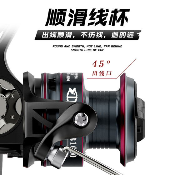 Qiansifang Fishing Reel Sea Rod Fishing Reel Stainless Steel Genuine