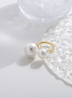 半熟恋人徐艺洋同款珍珠戒指开口