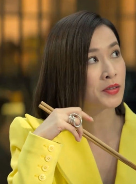 家族荣耀之继承者佘诗曼同款戒指银色开口可调节高级感指环指圈