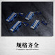 Folding portable allen wrench tool set