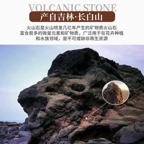 包邮20斤天然火山石轻质透气 多肉铺面伴土兰花颗粒土水族火山岩 - 图0