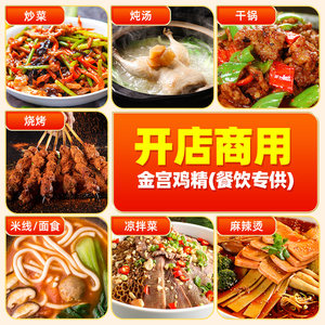 餐饮整箱 金宫特级鸡精454g 饭店中餐烧烤火锅通用提鲜快鸡精调味