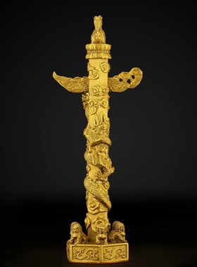 黄铜材质祝福中式客厅