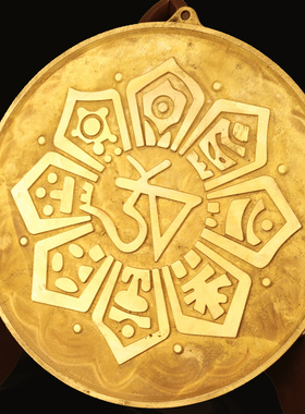 黄铜材质祝福中式客厅