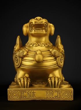 黄铜材质祝福中式客厅