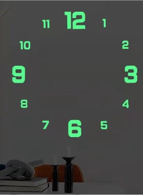 数字钟贴墙电表箱装饰DIY钟面贴