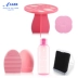 Silicone Wash Egg Scrub Artifact Makeup Brush Công cụ làm sạch chuyên dụng Làm đẹp Trang điểm Làm sạch Trứng tẩy tế bào chết Rung - Các công cụ làm đẹp khác Các công cụ làm đẹp khác