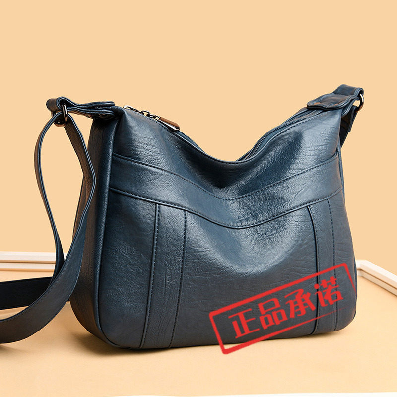 潮牌韩版新款真皮羊皮中年包包女士妈妈包大容量单肩包斜挎包背包,淘宝优惠券,粉丝福利购,淘宝优惠卷