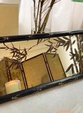竹节实木框现代简约黑色竹节框中西艺术画框复古简约古典框可定制