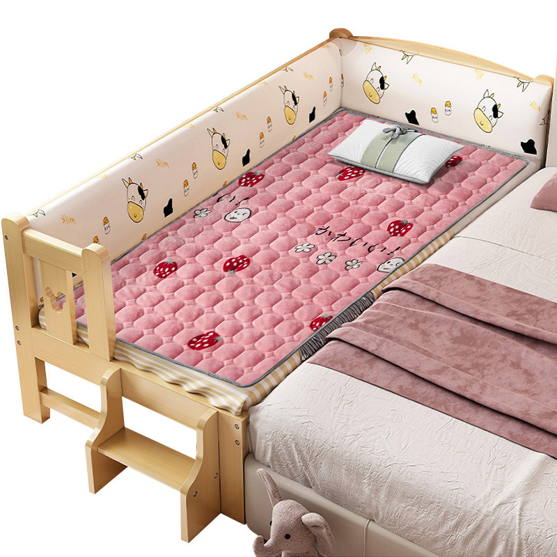 儿童床垫冬季保暖法兰绒婴儿床加宽软垫床垫海绵垫床褥幼儿园睡垫,淘宝优惠券,粉丝福利购,淘宝优惠卷